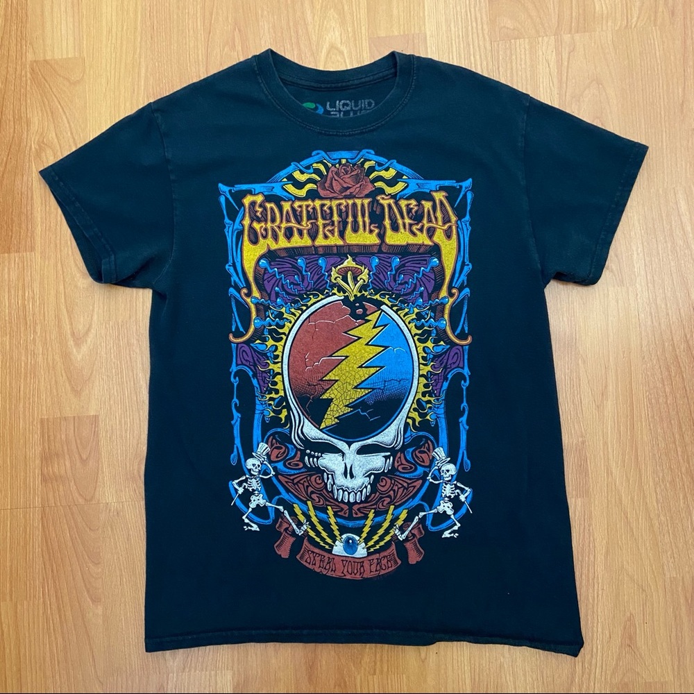 Liquid Blue Men’s Grateful Dead Reprint T-Shirt Small